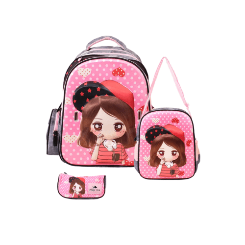 Glossy Bird - School Bag For Girls