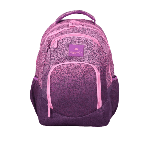 Glossy Bird - School Backpack For Girls