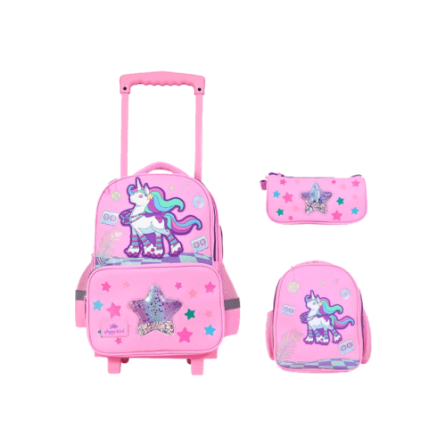 Glossy Bird - School Bag For Girls