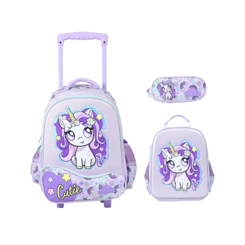 Glossy Bird - School Bag For Girls