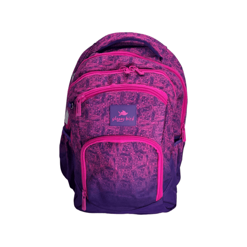 Glossy Bird - School Backpack For Girls