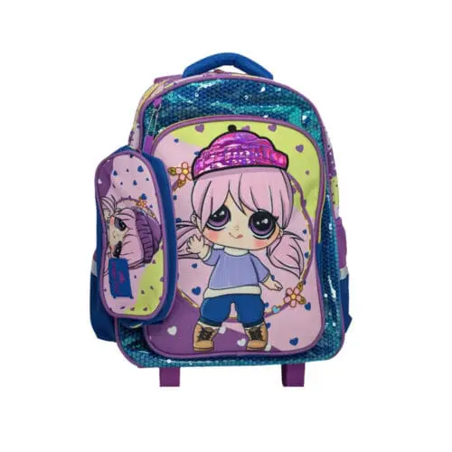 Glossy Bird - School Bag For Girls