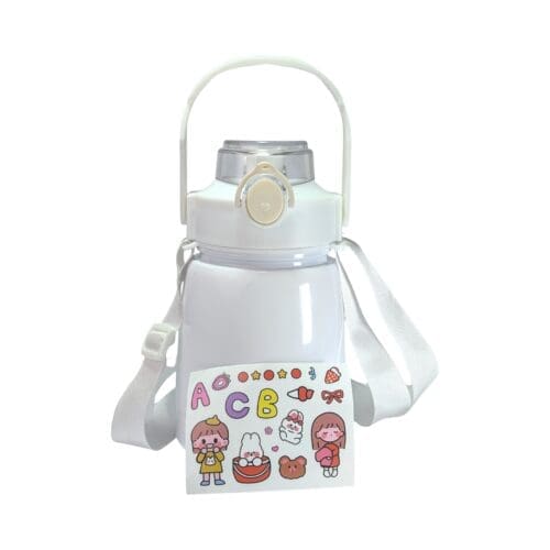 Water Bottle "WHITE HEART"